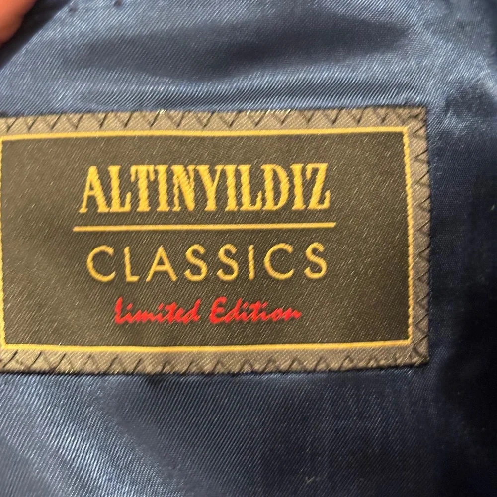 Altinyildiz Classics Limited Edition Blue Wool Blazer Marlane Endurance Size 50